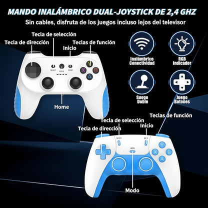 Pixel90s™ Consola 50000 Juegos y 51 Emuladores